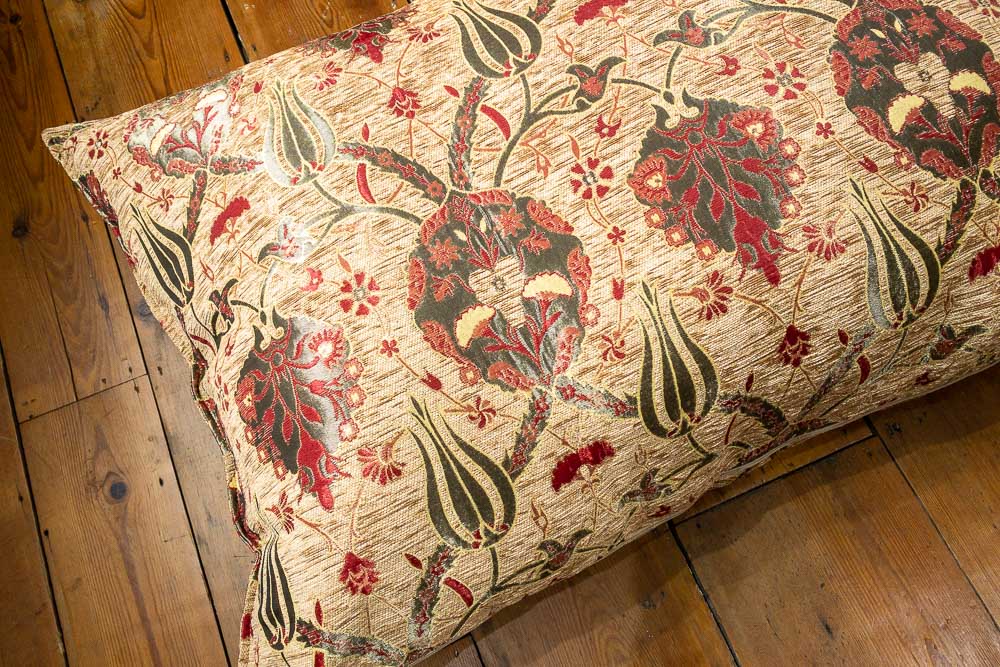 Large Sandalwood Ottoman Turkish Tulip Floor Cushion Cover 69x100cm